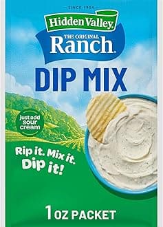 Hidden Valley Ranch Dressing & Seasoning Mix, Dry Ranch Salad Dressing Mix, Gluten Free Salad Dressing, 1 Ounce (Packaging May Vary)
