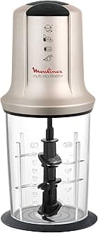 ‎AT718A10, MultiMoulinette XXL, Electric Chopper, 2 Ultra Sharp Blades, 5 Functions, 800 ml, 500 W, White