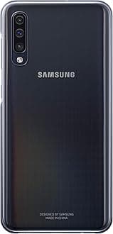 Samsung Galaxy A50 Gradation Cover - Hard Protective Smartphone Case for Samsung Galaxy A50 - Durable and Lightweight Stylish Design – Black