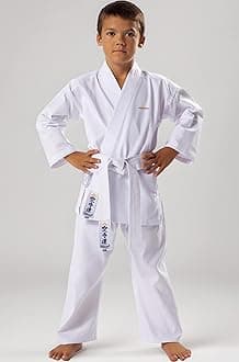 ADDICTION Youth & Kids Karate Uniform, Traditional White, Complete Training Gi with Belt (30)