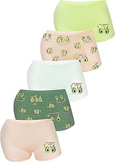 LOREZA ® 5/10 Girls Cotton Briefs Underwear with Different Motifs - Soft and Comfortable Material