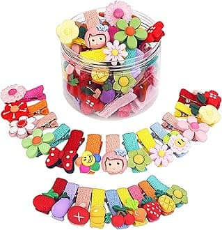 Shining Diva Fashion 26 Pcs Colorful Hair Accessories Hair Clips for Girls Kids Baby Girl Toddlers Women (14711hb), One Size