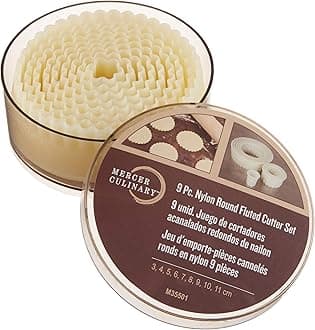 9-Piece Round Fluted Nylon Cutter Set
