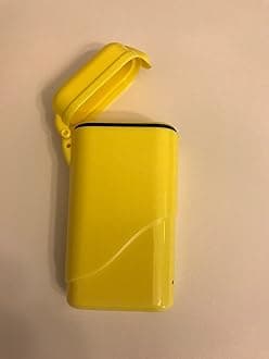 Pocket Ashtray and Chewing Gum Disposal (Yellow)