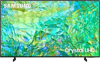 Samsung 55 Inch CU8070 4K Ultra HD Smart TV (2023) - Elite UHD Class TV With Alexa Built In, Dynamic Crystal Colour Screen, Object Tracking Sound, Gaming TV Hub, Slim Design & Smart TV Apps