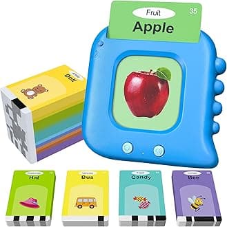Talking Flash Cards,Kids Toddler Flash Cards with 240 Sight Words,Montessori Toys,Autism Sensory Toys,Speech Therapy,Learning Educational Gifts for Age 1 2 3 4 5 Years Old Boys and Girls