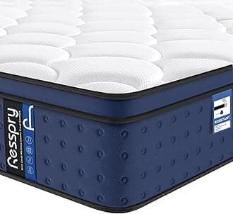 King Size Mattress, 10Inch Hybrid Mattress for Pressure Relief, Breathable Foam with Individually Pocket Spring, Medium King Bed, Navyx Collection(150×200×25cm)