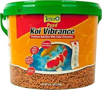 TetraPond Koi Vibrance, Soft Sticks, Easy to Digest Floating Pond Food, 3.31 lbs