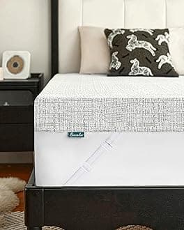 Mattress Topper Small Double Bed, Small Double Firm Mattress Topper for Back Pain Relief