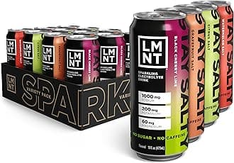LMNT Sparkling Electrolyte Drink - Variety Pack | 12-Count