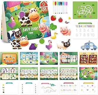 Tiiano Handwriting Practice for Kids,Montessori Preschool Learning Activities Toys,Autism Educational Toys Learn to Write and Kindergarten Learning Activities Workbook