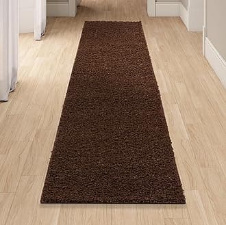 homeart Area Rug - Super Soft Shaggy Rugs For The Living Rooms, Bedrooms And Kitchen - Modern, Easy To Clean Carpet - 80x300 cm, Brown Cacao