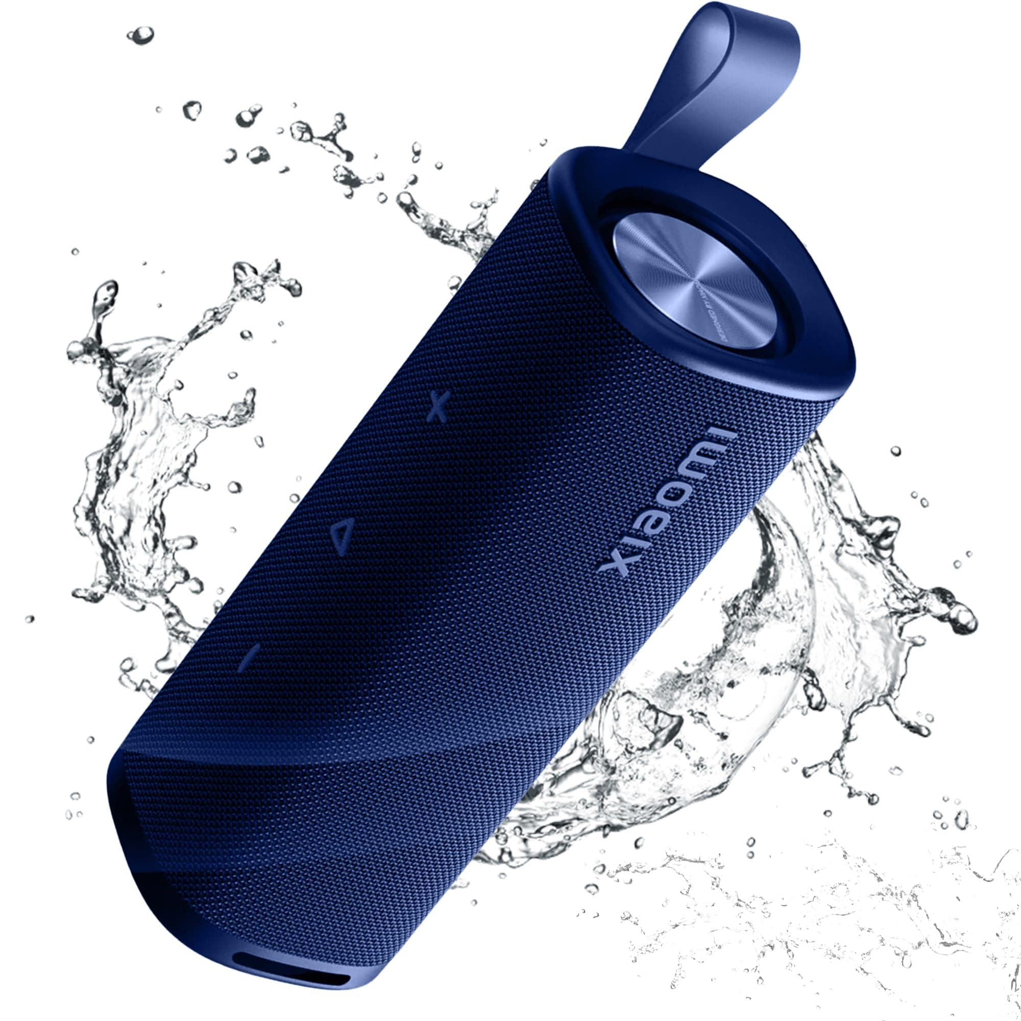 XIAOMI Portable Bluetooth Speaker Bluetooth 5.4, IP67 Wireless Speaker Waterproof with 12 Hours Playback Time, Supports TWS Connection (Blue)