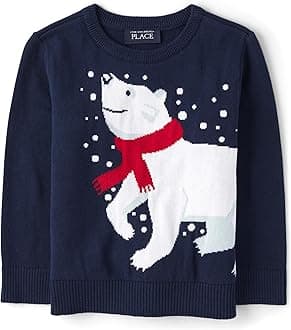 The Children's PlaceBaby Boys' and Toddler Long Sleeve Holiday Sweater