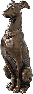 Design Toscano Greyhound Sentinel Cast Iron Dog Statue