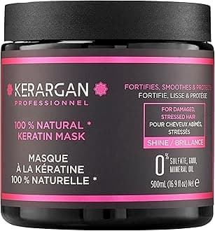 – Keratin Hair Mask to regenerate, strengthen, shine and beautify your hair naturally - For dry and damaged hair - Sulfate, paraben and silicone free - 500 ml