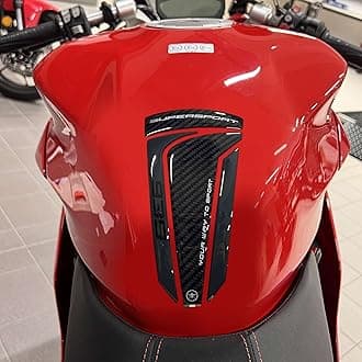 labelbike - 3D Sticker Motorcycle Tank Pad Protection and Decoration in Resin compatible with Ducati Supersport 939 2017-2020 Motorcycles