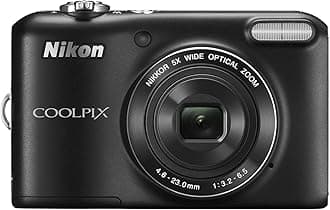 Nikon COOLPIX L28 20.1 MP Digital Camera with 5x Zoom Lens and 3" LCD (Black) (OLD MODEL)