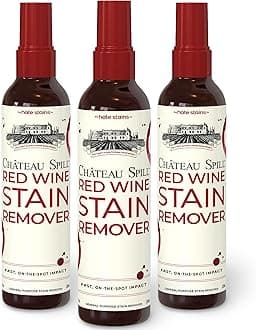Red Wine Stain Remover for Clothes - 4oz 3 Pack Stain Remover Spray for Stains on Tablecloth, Carpet, Upholstery and Laundry from the makers of Miss Mouth's Messy Eater Stain Treater