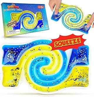 Autism Sensory Toys for Kids - Fidget Squishy Toys for Autistic Children Special Needs, Autism Sensory Products with Colorful Goo, Calm Toy for Kids - Stress Party Favors Toy Age 3 -12