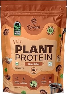 100% Natural Plant Based Protein Powder, Ranked Best Vegan Protein by Independent Scientific Research, European Pea Protein Isolate & Pumpkin Seed Protein, Easy to Digest Coffee Caramel with 25g per serve Plant Based Protein,20 servings,810 g