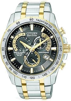 Citizen Eco-Drive Men's Perpetual Chrono A.T, Two Tone, Bracelet