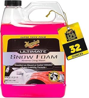 Meguiar's Ultimate Car Snow Foam Xtreme Cling 946 ml Wax Safe - Formulated for Foam Cannons & Foam Guns - G191532EU