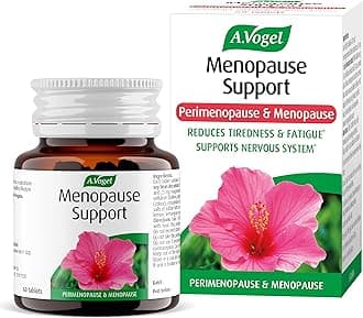 A.Vogel Menopause Support | Menopause Supplement | Support for Perimenopause & Menopause Symptoms | Soy Isoflavones, Magnesium & Hibiscus | 60 Tablets