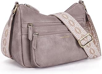 Small Crossbody Purse Women Quilted Crossbody Bags Soft Leather Shoulder Handbags with Adjustable Strap