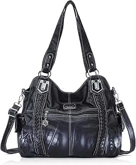 Angel Barcelo Purses for Women Soft PU Leather Shoulder Bag Crossbody Purse and Handbags