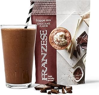 Franzese Chocolate Frappe | Imported from Italy, Genuine Italian Drink | Create Homemade Frappe in Minutes - Just Add Milk and Ice & Blend. Gluten Free. Resealable Pouch, 16 Servings