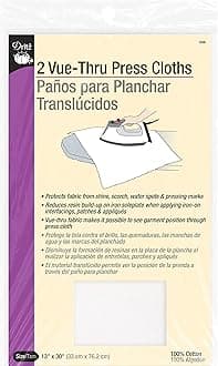 Dritz Press Cloth, Resin, White