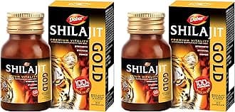 Shilajit Gold - 20 Capsules | 100% Ayurvedic Capsules for Strength, Stamina and Power | Premium Ayurvedic Supplement | For Men (Pack of 2)