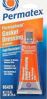 Permatex 85420 Perma shield Fuel Resistant Gasket Dressing Sealant, 2 oz Tube