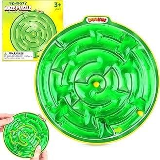 Demilong Autism Sensory Toys for Kids - Gel Filled Fidget Sensory Maze for Kids Children Teens Autism | Tactile Autistic Calming Toys for Classroom | Special Needs Calm Down Toy