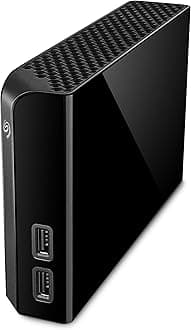 Seagate Backup Plus Hub 4TB External Hard Drive Desktop HDD – USB 3.0, for Computer Desktop Workstation PC Laptop Mac, 2 USB Ports, 2 Months Adobe CC Photography (STEL4000100), Model:STEL4000100