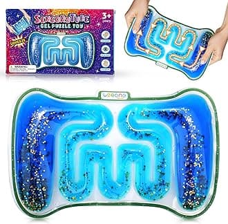 Squishy Fidget Sensory Tube Toys - Sensory Toys for Autistic Children Special Needs, Calming Down Coner Supplies for Autism Anxiety, Play Therapy Toys - Party Favors, Classroom Prizes Must Haves