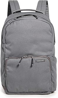 BREVITE The Backpack- Casual daypack backpacks for everyday use. Compact, spacious traveling backpack with laptop sleeve
