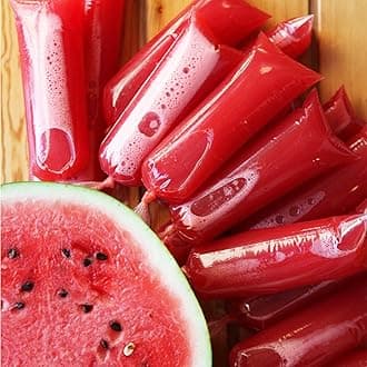 100 Pcs Bolsas Para Helado Bolis/Ice Candy Wrappers/Ice Moldes Para Paletas De Helado, Plastic Disposable Ice Popsicle Bags and Icecream Maker