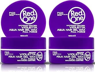 Hair Styling Aqua Wax Violetta 2x 150 ml | Hair Gel Wax | Ultra Hold | Men & Women Hair Wax | Lavender Scent | Maximum Control