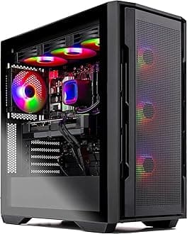 Skytech Gaming Rampage Desktop PC, Ryzen 7 9700X 3.8 GHz (5.5GHz), NVIDIA RTX 5070 Ti 16GB, 1TB Gen4 NVMe SSD, 32GB DDR5 RAM 5600 RGB, 850W Gold ATX 3 PSU, 360mm ARGB AIO, Wi-Fi, Win 11