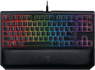 BlackWidow Tournament Edition Chroma V2 - RGB Ergonomic Mechanical Gaming Keyboard - Tactile & Clicky Razer Green Switches