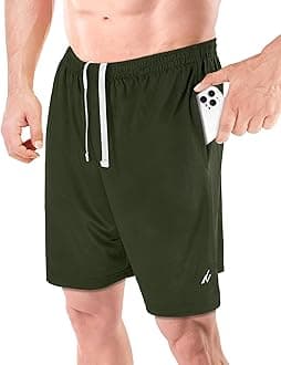 Men's Athletic Shorts Quick Dry Loose-Fit Lightweight Running Workout Gym Shorts with Pockets