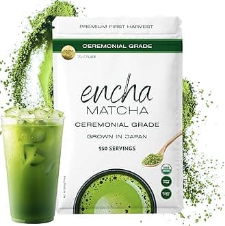 Matcha - Ceremonial Grade Matcha Powder, Organic First Harvest Japanese Green Tea Powder, Tea From Uji, Japan (500g/1.1 lbs)