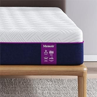 Signature Sleep Memoir 10 Inch Memory Foam Box, Medium, Certipur-US and Oeko-TEX Mattress, Queen, White