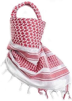 Cotton Shemagh Tactical Military Scarf Palestine Scarf for Men&Women