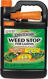 Weed Stop For Lawns Plus Crabgrass Killer, 1 Gallon, Ready-To-Use Formula Kills More Than 470 Types Of Weeds As Listed Including Dandelion, Chickweed, Clover, Crabgrass And Yellow Nutsedge
