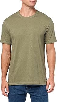 BOSS mens Tonal Square Patch Logo Jersey T-shirt Shirt