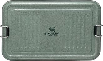 Classic Legendary Useful Box 1.25 qt | Metal Snack and Lunch Box | Durable Stainless Steel Travel Food Storage Container | Hiking, Camping, School, or Work | BPA-Free | Hammertone Green