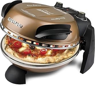 G3 Ferrari Pizza Oven Delizia, 1200W, 197L, Metal, Painted, Countertop, Model G1000608, Includes Grill, AC Adapter